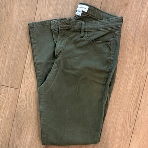 Liz Claiborne Olive Straight Leg Pants